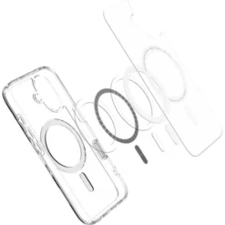 Spigen Apple|Iphone 16-Etui ULTRA HYBRID ”T” MAG MAGSAFE IPHONE 16 WHITE