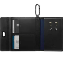 Spigen Lokalizatory-ETUI UNIVERSAL AIRTAG PASSPORT HOLDER BLACK