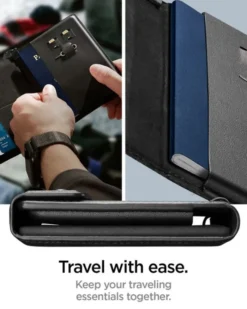 Spigen Lokalizatory-ETUI UNIVERSAL AIRTAG PASSPORT HOLDER BLACK