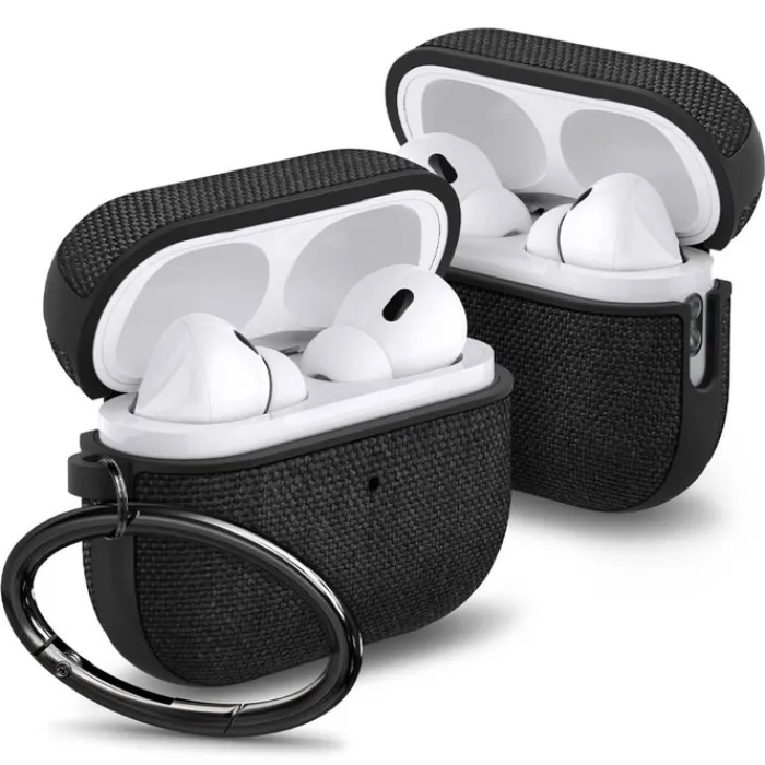 Spigen Airpods Pro|Etui Airpods-Etui Urban Fit Apple Airpods Pro 1 / 2 Black Case
