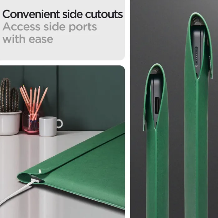 Spigen Inne-Etui VALENTINUS SLEEVE LAPTOP 13-14 JEJU GREEN Case