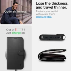 Spigen Apple|Iphone 14-Etui Wallet S iPhone 14 Black Case