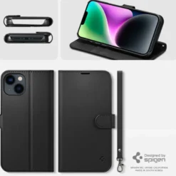 Spigen Apple|Iphone 14-Etui Wallet S iPhone 14 Black Case