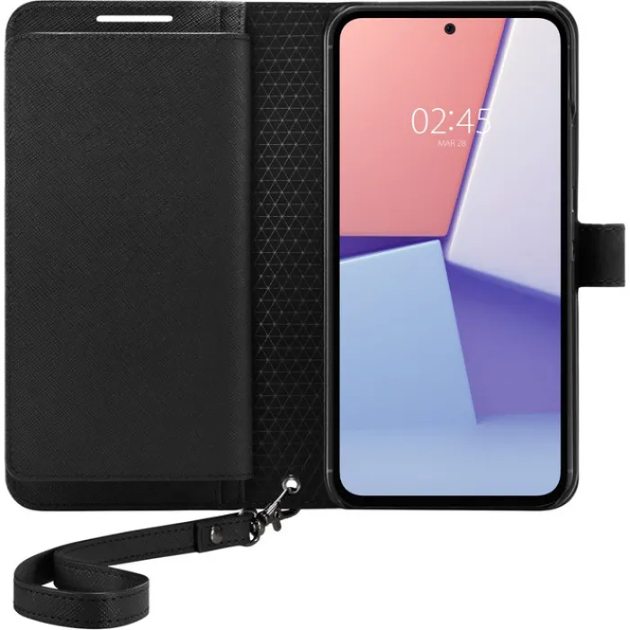 Spigen Samsung|Galaxy A54-Etui Wallet ”s” Plus Galaxy A54 5G Black