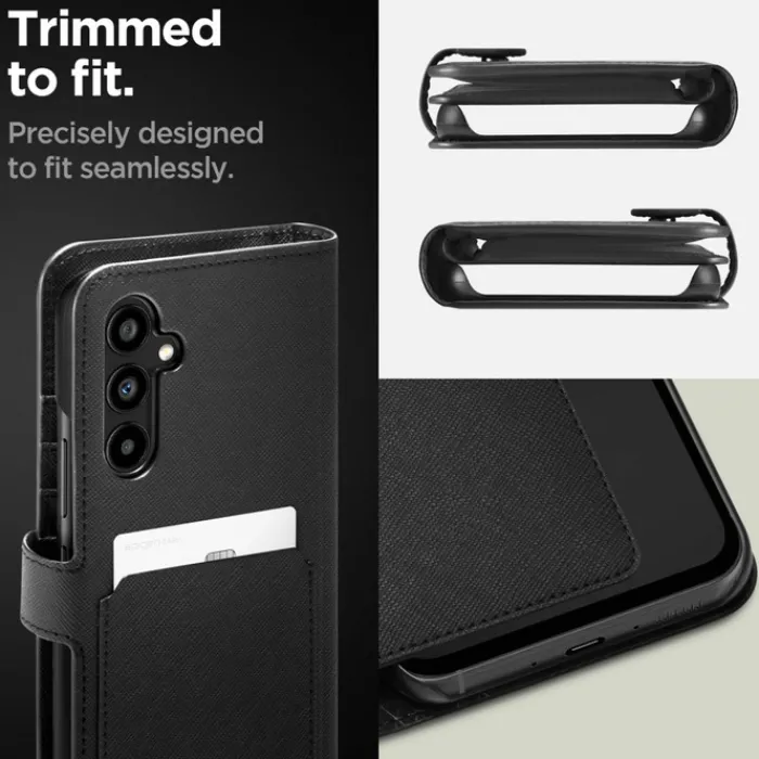 Spigen Samsung|Galaxy A54-Etui Wallet ”s” Plus Galaxy A54 5G Black