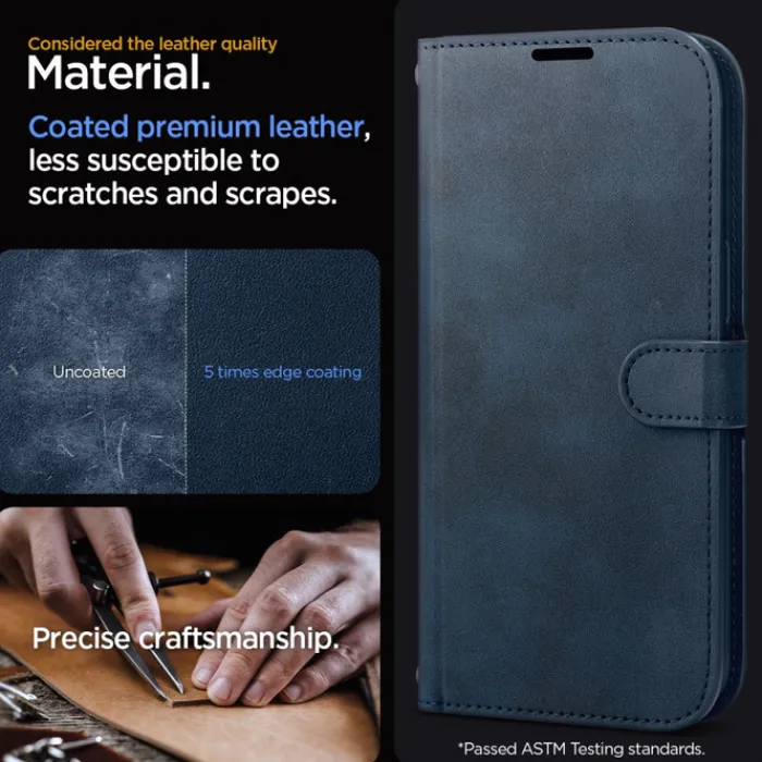 Spigen Na Szyję|Etui Uniwersalne-Etui Wallet ”s” Pro Iphone 15 Pro Navy
