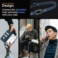 Spigen Na Szyję|Etui Uniwersalne-Etui Wallet ”s” Pro Iphone 15 Pro Max Navy