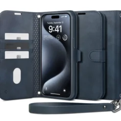 Spigen Na Szyję|Etui Uniwersalne-Etui Wallet ”s” Pro Iphone 15 Pro Max Navy