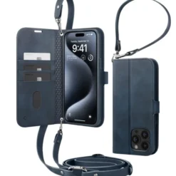 Spigen Na Szyję|Etui Uniwersalne-Etui Wallet ”s” Pro Iphone 15 Pro Max Navy