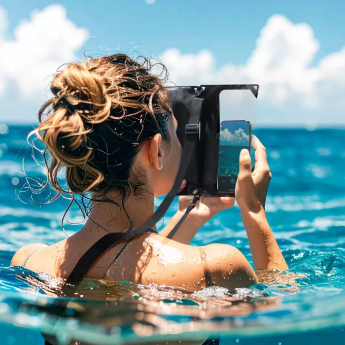 Spigen Inne|Etui Wodoszczelne-ETUI WODOSZCZELNE A640 UNIVERSAL WATERPROOF CASE CROSSBAG BLACK