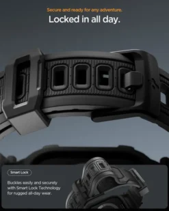 Spigen Apple Watch 11 46Mm|Apple-ETUI Z PASKIEM APPLE WATCH 11 46MM RUGGED ARMOR PRO 2 MATTE BLACK