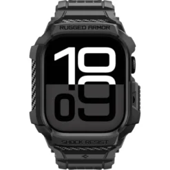 Spigen Apple Watch 11 46Mm|Apple-ETUI Z PASKIEM APPLE WATCH 11 46MM RUGGED ARMOR PRO 2 MATTE BLACK