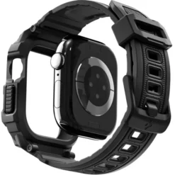 Spigen Apple Watch 11 46Mm|Apple-ETUI Z PASKIEM APPLE WATCH 11 46MM RUGGED ARMOR PRO 2 MATTE BLACK