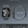 Spigen Apple Watch 11 46Mm|Apple-ETUI Z PASKIEM APPLE WATCH 11 46MM RUGGED ARMOR PRO 2 DARK GRAY