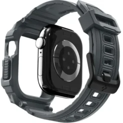 Spigen Apple Watch 11 46Mm|Apple-ETUI Z PASKIEM APPLE WATCH 11 46MM RUGGED ARMOR PRO 2 DARK GRAY