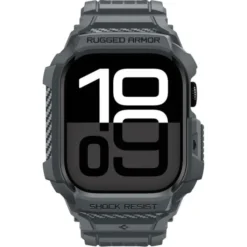 Spigen Apple Watch 11 46Mm|Apple-ETUI Z PASKIEM APPLE WATCH 11 46MM RUGGED ARMOR PRO 2 DARK GRAY