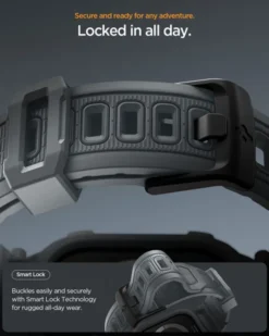 Spigen Apple Watch 11 46Mm|Apple-ETUI Z PASKIEM APPLE WATCH 11 46MM RUGGED ARMOR PRO 2 DARK GRAY