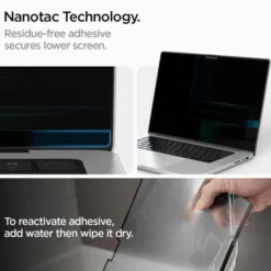 Spigen Macbook Pro 16|Macbook-FILTR PRYWATYZUJĄCY MACBOOK PRO 16" M4 2024/M3 2023/ M2 2023/M1 2021 SAFEVIEW 1 PACK