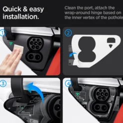 Spigen Tesla-FOLIA OCHRONNA TESLA MODEL Y 3 CHARGE PORT WRAP ZERO ONE
