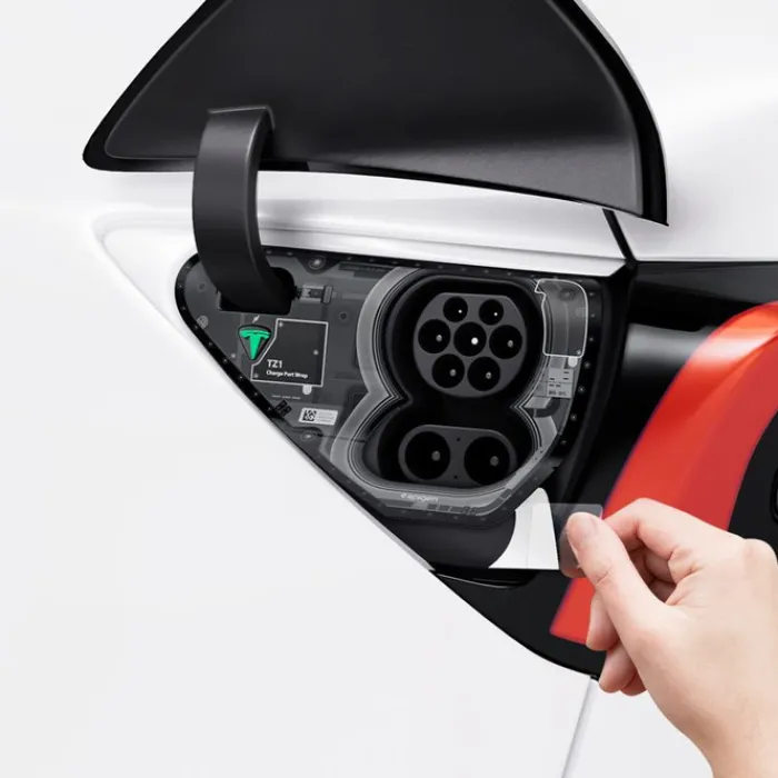 Spigen Tesla-FOLIA OCHRONNA TESLA MODEL Y 3 CHARGE PORT WRAP ZERO ONE
