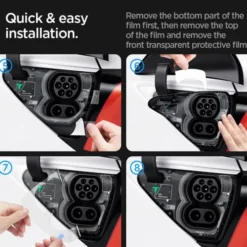 Spigen Tesla-FOLIA OCHRONNA TESLA MODEL Y 3 CHARGE PORT WRAP ZERO ONE