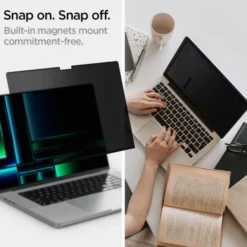 Spigen Macbook Pro 14|Macbook-FOLIA PRYWATYZUJĄCA MACBOOK PRO 14 M1 / M2 / M3 / M4 / M5 2021-2025 SAFE VIEW PRIVACY