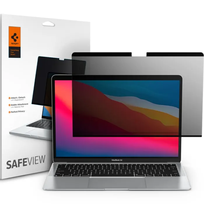 Spigen Macbook Air 13|Macbook-FOLIA PRYWATYZUJĄCA MACBOOK AIR 13 M2 / M3 / M4 / 2023-2025 SAFE VIEW