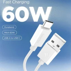 Spigen Kable-KABEL USB-C EB6010AC ESSENTIAL 60W 100CM BIAŁY