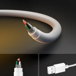 Spigen Kable-KABEL USB-C EB6010AC ESSENTIAL 60W 100CM BIAŁY
