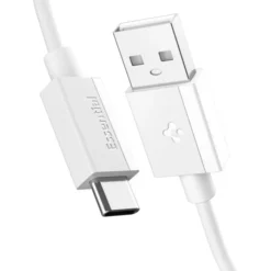 Spigen Kable-KABEL USB-C EB6010AC ESSENTIAL 60W 100CM BIAŁY