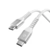 Spigen Kable-KABEL USB-C EB10010CCA ESSENTIAL 100W 100CM BIAŁY