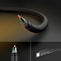Spigen Kable-KABEL USB-C EB6010CC ESSENTIAL 60W 100CM CZARNY