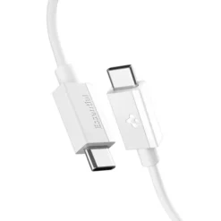 Spigen Kable-KABEL USB-C EB6020CC ESSENTIAL 60W 200CM BIAŁY