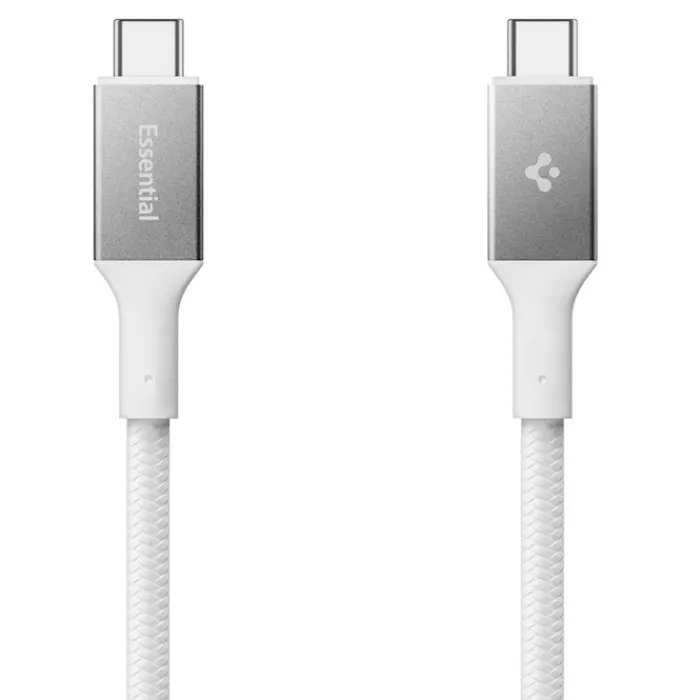 Spigen Kable-KABEL USB-C EB24015CC ESSENTIAL 240W 150CM BIAŁY