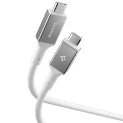 Spigen Kable-KABEL USB-C EB10020CC ESSENTIAL 100W 200CM BIAŁY
