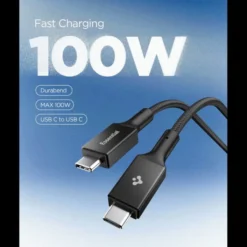 Spigen Kable-KABEL USB-C EB10015CC ESSENTIAL 100W 150CM CZARNY
