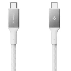 Spigen Kable-KABEL USB-C EB10015CC ESSENTIAL 100W 150CM BIAŁY