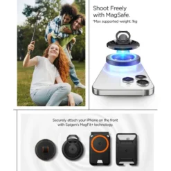Spigen Selfie Stick-KIJEK SELFIE S582W BLUETOOTH STATYW CZARNY