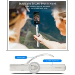 Spigen Selfie Stick-KIJEK SELFIE S582W BLUETOOTH STATYW BEŻOWY
