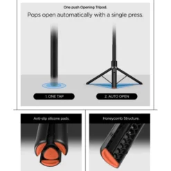 Spigen Selfie Stick-KIJEK SELFIE S581W MAGSAFE BLUETOOTH SELFIE STICK TRIPOD BLACK