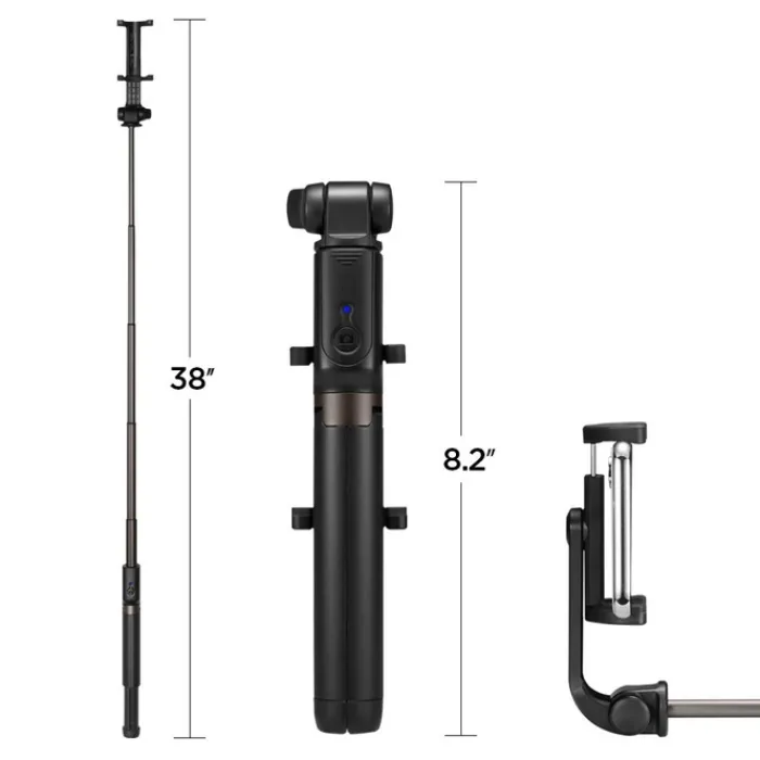 Spigen Selfie Stick-Kijek selfie Statyw S540w Wireless Selfie Stick Tripod Black