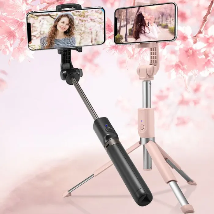 Spigen Selfie Stick-Kijek selfie Statyw S540w Wireless Selfie Stick Tripod Black