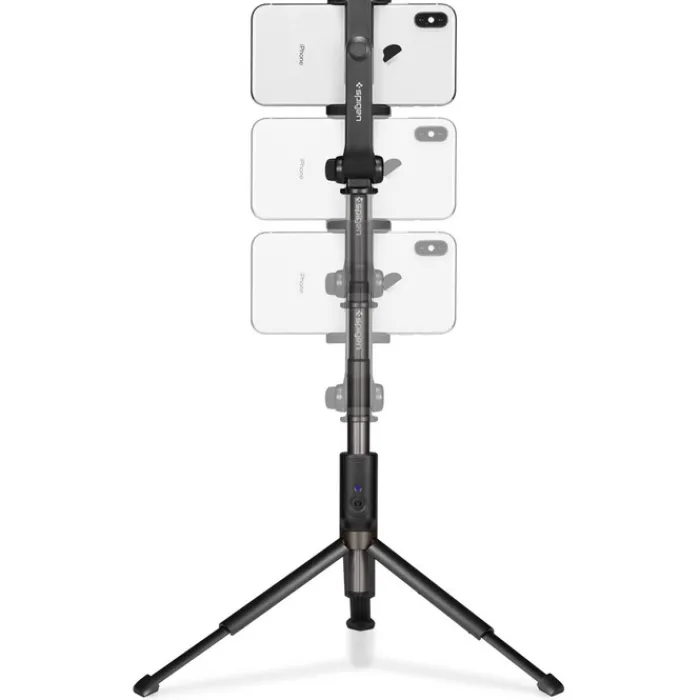 Spigen Selfie Stick-Kijek selfie Statyw S540w Wireless Selfie Stick Tripod Black
