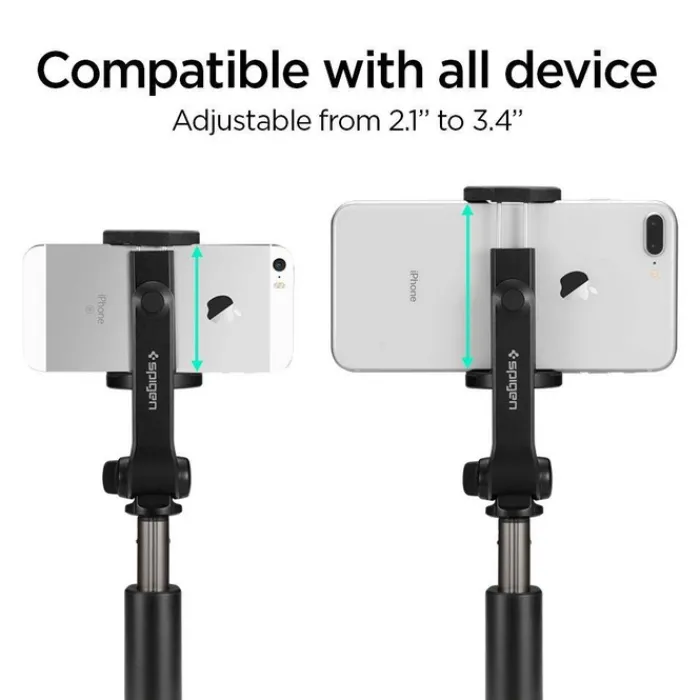 Spigen Selfie Stick-Kijek selfie Statyw S540w Wireless Selfie Stick Tripod Black