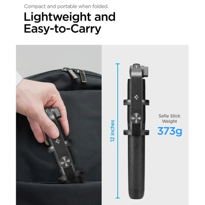 Spigen Selfie Stick-Kijek S560w Bluetooth Selfie Stick Tripod Black