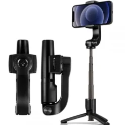 Spigen Selfie Stick-Kijek Stojak S610w Gimbal Wireless Selfie Stick Black