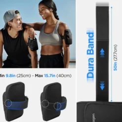 Spigen Inne|Etui Do Biegania-OPASKA NA RAMIĘ A702 DYNAMIC SHIELD ARMBAND BLACK