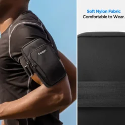 Spigen Inne|Etui Do Biegania-OPASKA NA RAMIĘ A702 DYNAMIC SHIELD ARMBAND BLACK
