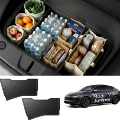 Spigen Tesla-ORGANIZER DO PRZEDNIEGO BAGAŻNIKA TESLA MODEL Y JUNIPER FRUNK DIVIDER BLACK