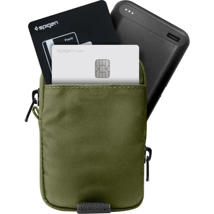 Spigen Torby-ORGANIZER MAGSAFE POUCH TINTAPZIP OLIVE GREEN